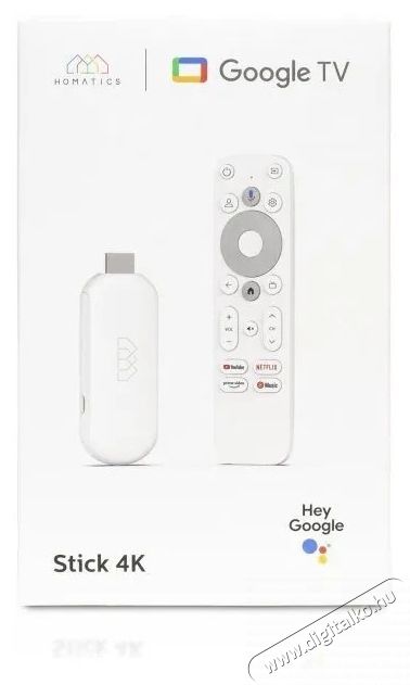 Homatics Stick 4K Google TV m&eacute;dialej&aacute;tsz&oacute; Audio-Video / Hifi / Multim&eacute;dia - CD / DVD / Blu-Ray / Multim&eacute;dia k&eacute;sz&uuml;l&eacute;k - Multim&eacute;dia lej&aacute;tsz&oacute; - 531850
