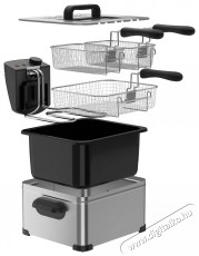 HOME DF-G360SS Deep Fry Max Fritőz Konyhai termékek - Konyhai kisgép (sütés / főzés / hűtés / ételkészítés) - Olajsütő - 503862