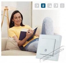 Homematic IP hőmérséklet- és páratartalom érzékelő - beltéri - HmIP-STH Háztartás / Otthon / Kültér - Okos otthon - Termosztát - 508138