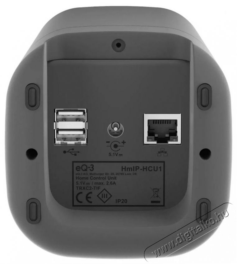 Homematic IP HmIP-HCU-1-A Okos vez&eacute;rlőegys&eacute;g, antracit H&aacute;ztart&aacute;s / Otthon / K&uuml;lt&eacute;r - Okos otthon - Kieg&eacute;sz&iacute;tő - 508115