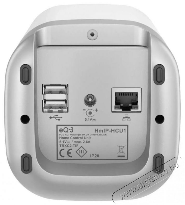 Homematic IP HmIP-HCU1 Okos vez&eacute;rlőegys&eacute;g H&aacute;ztart&aacute;s / Otthon / K&uuml;lt&eacute;r - Okos otthon - Kieg&eacute;sz&iacute;tő - 508114