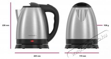 HOME HM-EK-A150SS Easy Boil Konyhai termékek - Vízforraló / teafőző - 513092