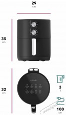 HOME AF-C300 Air Fry Konyhai termékek - Konyhai kisgép (sütés / főzés / hűtés / ételkészítés) - Légkeveréses főzőgép / elektromos kukta / multifunkciós sütő - 518745