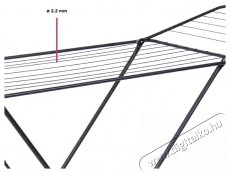 HOME Essential, 18 m, Fekete Háztartás / Otthon / Kültér - Mosógép / szárítógép - Kiegészítő - 522961