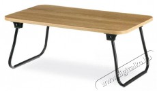 HOMEPRO Autronic Összecsukható laptop asztal, tölgyfa, fekete fém Iroda és számítástechnika - Egyéb számítástechnikai termék - 522011