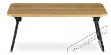 HOMEPRO Autronic Összecsukható laptop asztal, tölgyfa, fekete fém Iroda és számítástechnika - Egyéb számítástechnikai termék - 522011