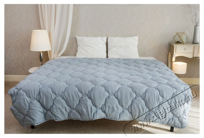 Home Still Soft Touch steppelt paplan, 200x200 cm, 300 g/nm, mikrosz&aacute;las, szilikon vatta t&ouml;ltel&eacute;k, magas hőfok, sz&uuml;rke H&aacute;ztart&aacute;s / Otthon / K&uuml;lt&eacute;r - Egy&eacute;b h&aacute;ztart&aacute;si term&eacute;k - 536867