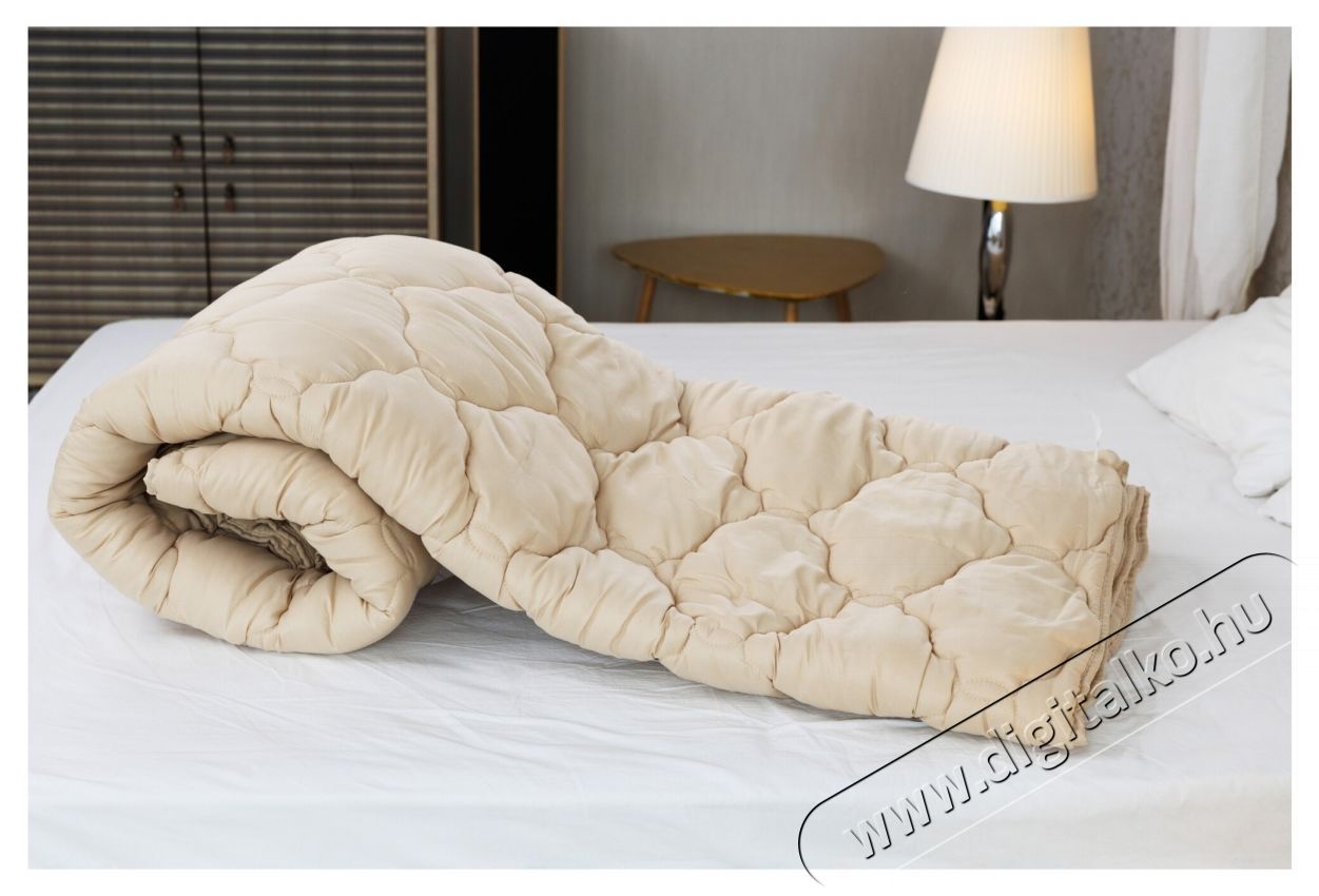 Home Still Soft Touch steppelt paplan, 200x200 cm, 300 g/nm, mikrosz&aacute;las, szilikon vatta t&ouml;ltel&eacute;k, magas hőfok, b&eacute;zs Sz&eacute;ps&eacute;g&aacute;pol&aacute;s / Eg&eacute;szs&eacute;g - Meleg&iacute;t&eacute;s - Pl&eacute;d / takar&oacute; - 536874