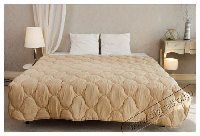 Home Still Soft Touch steppelt paplan, 200x200 cm, 300 g/nm, mikrosz&aacute;las, szilikon vatta t&ouml;ltel&eacute;k, magas hőfok, b&eacute;zs Sz&eacute;ps&eacute;g&aacute;pol&aacute;s / Eg&eacute;szs&eacute;g - Meleg&iacute;t&eacute;s - Pl&eacute;d / takar&oacute; - 536874