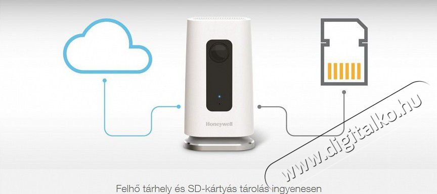 Honeywell HAWCIC1E Lyric C1 vezeték nélküli IP biztonsági kamera Háztartás / Otthon / Kültér - Biztonságtechnika - Biztonsági kamera - 342018