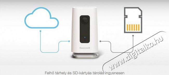 Honeywell HAWCIC1E Lyric C1 vezeték nélküli IP biztonsági kamera Háztartás / Otthon / Kültér - Biztonságtechnika - Biztonsági kamera - 342018