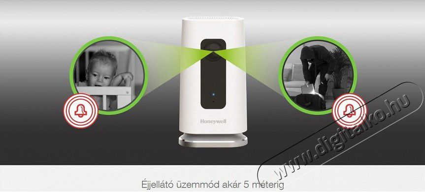 Honeywell HAWCIC1E Lyric C1 vezeték nélküli IP biztonsági kamera Háztartás / Otthon / Kültér - Biztonságtechnika - Biztonsági kamera - 342018