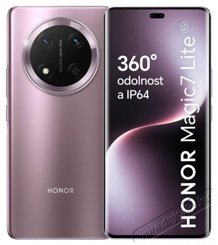 Honor Magic7 Lite 8GB / 512GB Purple Mobil / Kommunik&aacute;ci&oacute; / Smart - Okostelefon - Android - 522027