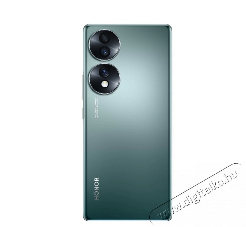 Honor 70 5G Mobiltelefon, K&aacute;rtyaf&uuml;ggetlen, 8GB RAM, 128GB, Dual SIM, Smaragdz&ouml;ld Mobil / Kommunik&aacute;ci&oacute; / Smart - Okostelefon - Android - 533506