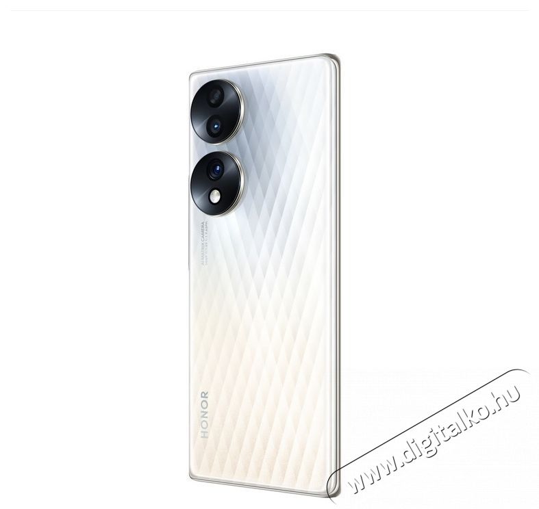 Honor 70 mobiltelefon, Dual SIM, 8 GB RAM, 128 GB, 5G, Crystal Silver Mobil / Kommunik&aacute;ci&oacute; / Smart - Okostelefon - Android - 533507