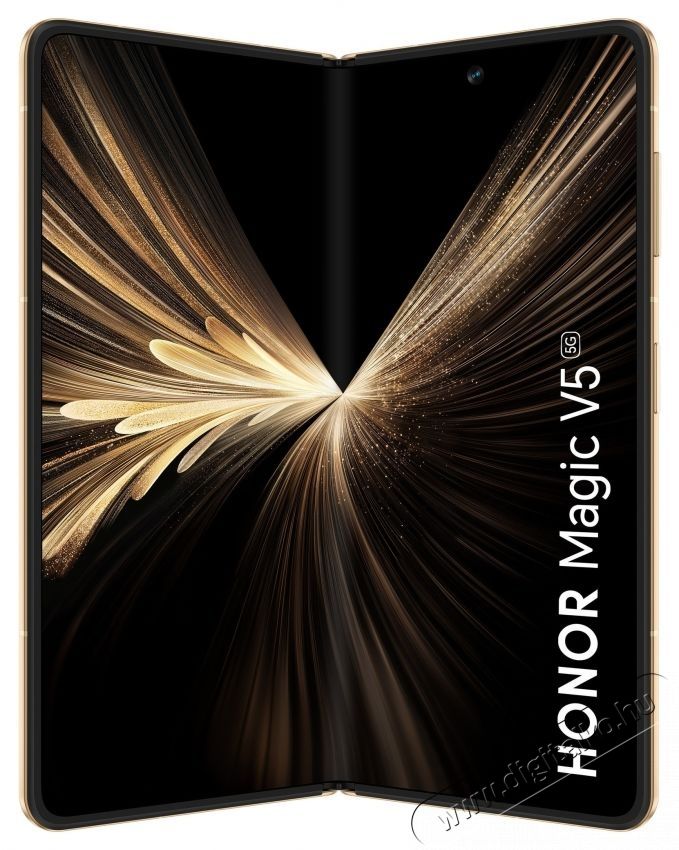 Honor Magic V5 Mobiltelefon, Dual SIM, 16 GB RAM, 512 GB, 5G, Arany + HONOR Choice f&uuml;lhallgat&oacute;, fekete Mobil / Kommunik&aacute;ci&oacute; / Smart - Okostelefon - Android - 533497