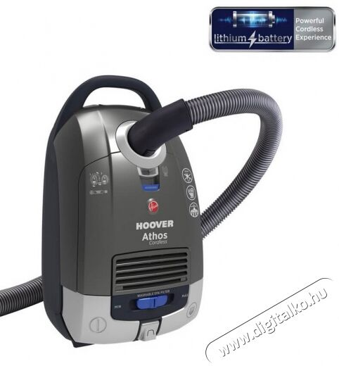 Hoover ATC18LI 011 Athos vezeték nélküli porzsákos porszívó Háztartás / Otthon / Kültér - Porszívó / takarítógép - Porzsákos porszívó - 336241