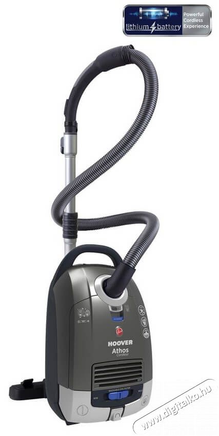 Hoover ATC18LI 011 Athos vezeték nélküli porzsákos porszívó Háztartás / Otthon / Kültér - Porszívó / takarítógép - Porzsákos porszívó - 336241