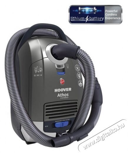 Hoover ATC18LI 011 Athos vezeték nélküli porzsákos porszívó Háztartás / Otthon / Kültér - Porszívó / takarítógép - Porzsákos porszívó - 336241