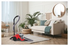 Hoover HP310HM 011 piros-szürke porzsák nélküli porszívó Háztartás / Otthon / Kültér - Porszívó / takarítógép - Porzsák nélküli porszívó - 399918