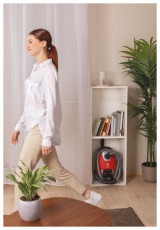 Hoover HE310HM 011 piros-szürke porzsákos porszívó Háztartás / Otthon / Kültér - Porszívó / takarítógép - Porzsákos porszívó - 462099
