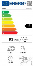 Hoover HI 3E9E0S H-DISH 300 Lite Beépíthető mosogatógép Konyhai termékek - Mosogatógép - Normál (60cm) beépíthető mosogatógép - 503460