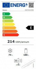 Hoover HOCT3L517EB2 Alulfagyasztós hűtőszekrény Konyhai termékek - Hűtő, fagyasztó (szabadonálló) - Alulfagyasztós kombinált hűtő - 493924