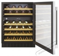 Hoover HWCB 60 Be&eacute;p&iacute;thető borhűtő, 46 &uuml;veg, 145 l, 2 hűt&eacute;si z&oacute;na, LED, G energiaoszt&aacute;ly, 60 cm, Fekete Konyhai term&eacute;kek - Hűtő, fagyaszt&oacute; (be&eacute;p&iacute;thető) - Borhűtő - 533511