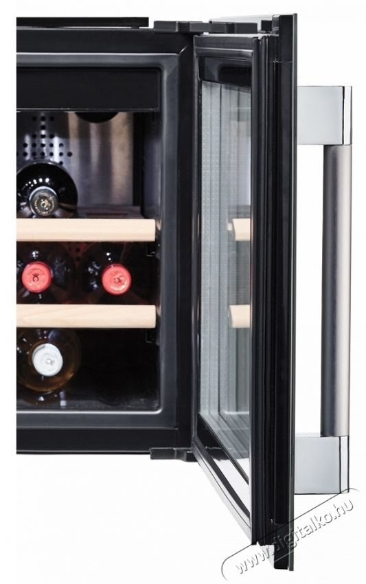 Hoover HWCB 45 Be&eacute;p&iacute;thető borhűtő, 18 &uuml;veg, 55 L, G energiaoszt&aacute;ly, 45 cm, Fekete Konyhai term&eacute;kek - Hűtő, fagyaszt&oacute; (be&eacute;p&iacute;thető) - Borhűtő - 533512