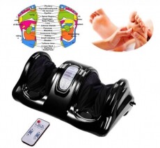 Timeless Tools elektromos lábmasszírozó távirányítóval - fekete Szépségápolás / Egészség - Masszírozás / relaxáció - Lábmasszírozó - 345096