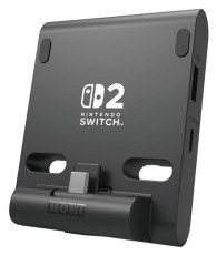 HORI Dual PlayStand Nintendo Switch 2 Official USB-A - USB-C fekete állvány és töltő Iroda és számítástechnika - Játék konzol - Kiegészítő - 513847