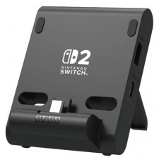 HORI Dual PlayStand Nintendo Switch 2 Official USB-A - USB-C fekete állvány és töltő Iroda és számítástechnika - Játék konzol - Kiegészítő - 513847