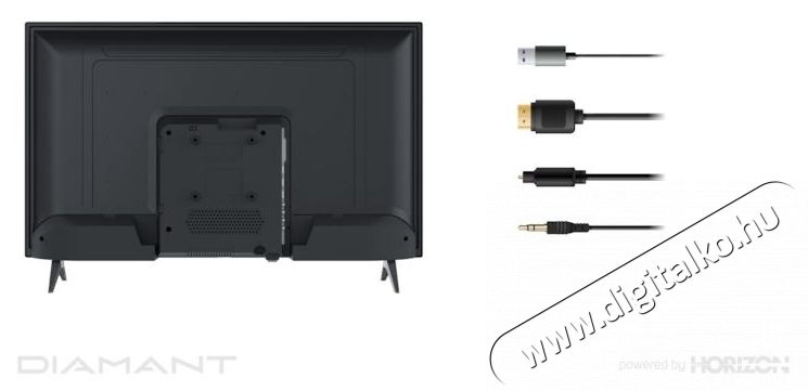 Horizon Diamant 40HL4330F/C Smart LED Telev&iacute;zi&oacute;, 101 cm, Full HD, CI+ slot, Personal Video Recorder, miraOS, E energiaoszt&aacute;ly, fekete Telev&iacute;zi&oacute;k - LED telev&iacute;zi&oacute; - 1080p Full HD felbont&aacute;s&uacute; - 535313