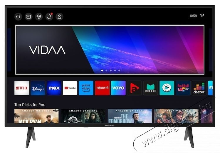Horizon 43HL4330F/C LED Telev&iacute;zi&oacute;, 109 cm, Smart, Full HD, E energiaoszt&aacute;ly Telev&iacute;zi&oacute;k - LED telev&iacute;zi&oacute; - 1080p Full HD felbont&aacute;s&uacute; - 535318