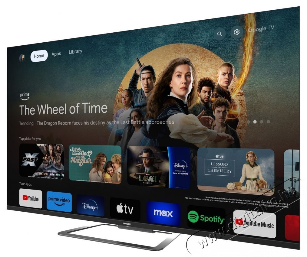 Horizon 43HQ8590U/D QLED TV, 109 cm, Smart Google TV, 4K Ultra HD, F energiaoszt&aacute;ly Telev&iacute;zi&oacute;k - OLED telev&iacute;zi&oacute; - UHD 4K felbont&aacute;s&uacute; - 535321