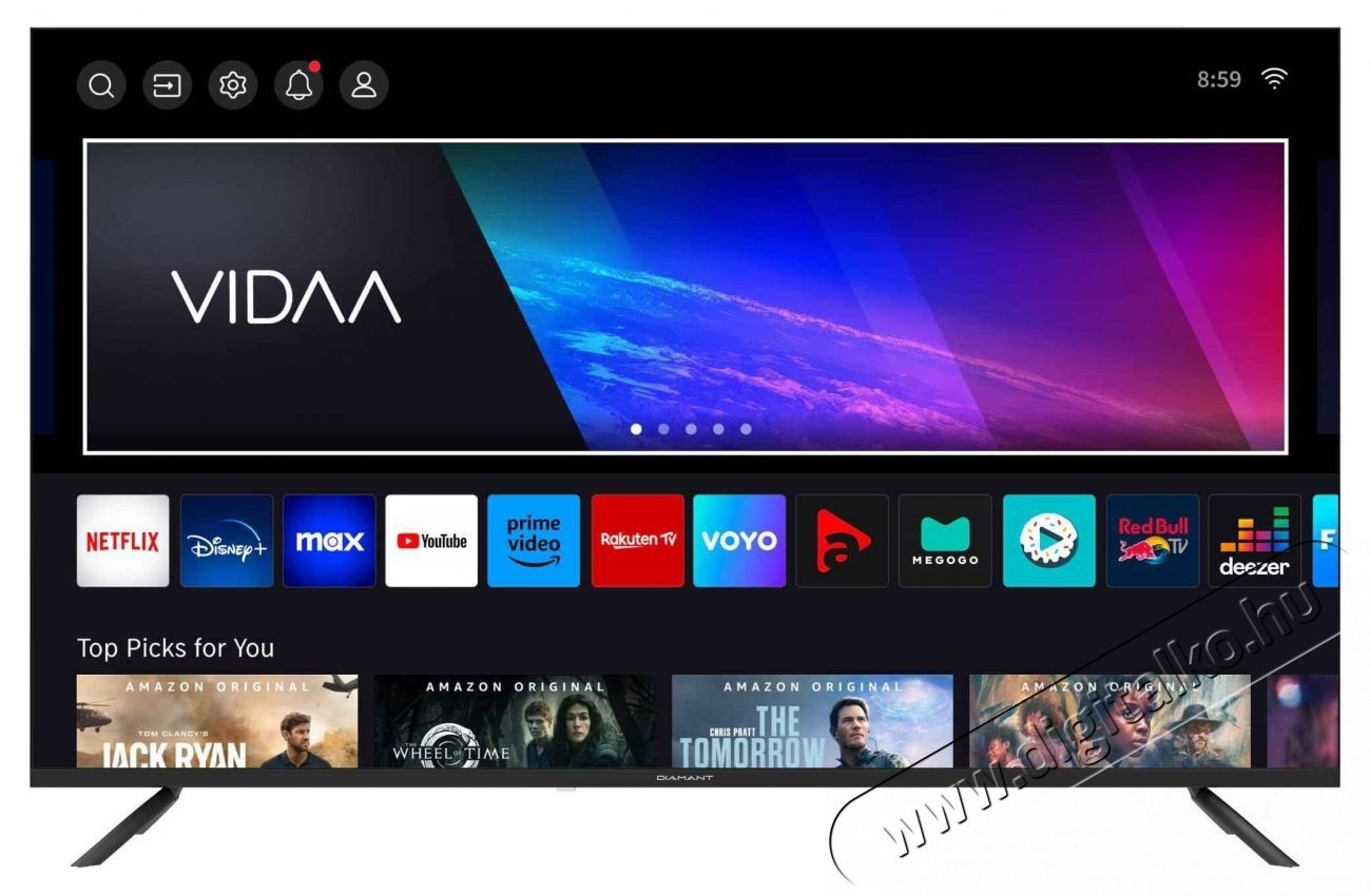 Horizon Diamant 50HL5530U/C LED Telev&iacute;zi&oacute;, 126 cm, Smart, 4K Ultra HD, E energiaoszt&aacute;ly Telev&iacute;zi&oacute;k - LED telev&iacute;zi&oacute; - UHD 4K felbont&aacute;s&uacute; - 535314