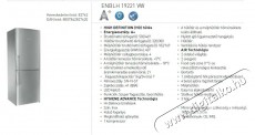 Hotpoint Ariston ENBLH 19221 VW hűtőszekrény Konyhai termékek - Hűtő, fagyasztó (szabadonálló) - Alulfagyasztós kombinált hűtő - 268198