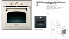 Hotpoint Ariston FT 95VC.1 (OW) /HA S Sütő Konyhai termékek - Sütő-főzőlap, tűzhely (beépíthető) - Sütő (beépíthető) - 268265