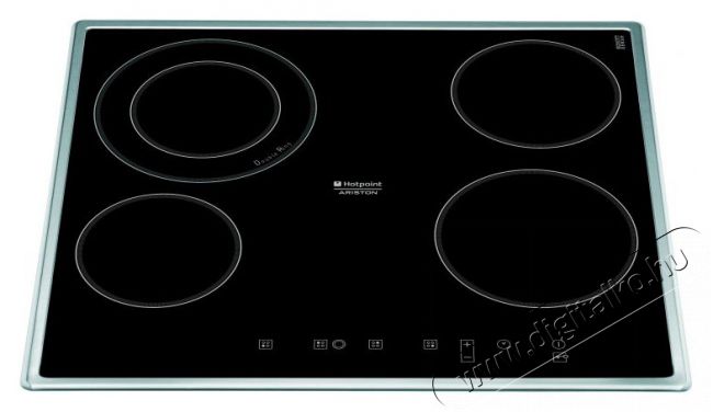 Hotpoint Ariston KRC 641 D X Főzőlap Konyhai termékek - Sütő-főzőlap, tűzhely (beépíthető) - Elektromos főzőlap (beépíthető) - 268164