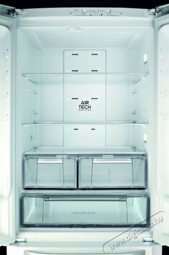 Hotpoint Ariston E4D AAA X C Hűtőszekrény Konyhai termékek - Hűtő, fagyasztó (szabadonálló) - Amerikai típusú Side By Side hűtő - 281218