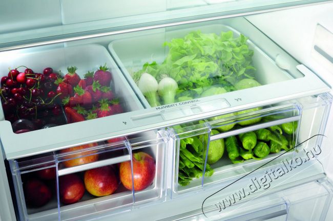 Hotpoint Ariston E4D AAA X C Hűtőszekrény Konyhai termékek - Hűtő, fagyasztó (szabadonálló) - Amerikai típusú Side By Side hűtő - 281218