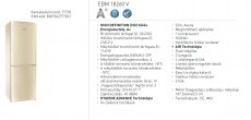 Hotpoint Ariston EBM 18260 V Hűtőszekrény Konyhai termékek - Hűtő, fagyasztó (szabadonálló) - Alulfagyasztós kombinált hűtő - 281210