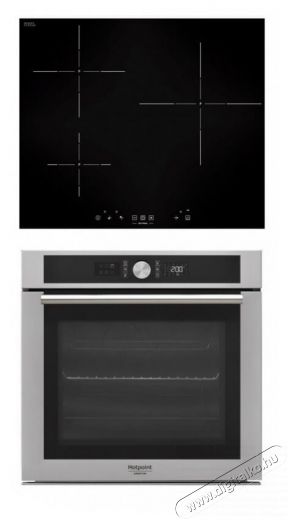 Hotpoint Ariston FI4 854 P IX HA + KIA 630 M C beépíthető szett Konyhai termékek - Sütő-főzőlap, tűzhely (beépíthető) - Sütő-főzőlap szett (beépíthető) - 347722
