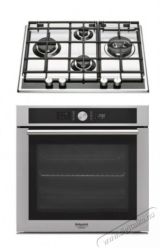 Hotpoint Ariston FI4 854 P IX HA + PKL 641 D2/IX/HA EE beépíthető szett Konyhai termékek - Sütő-főzőlap, tűzhely (beépíthető) - Sütő-főzőlap szett (beépíthető) - 347736