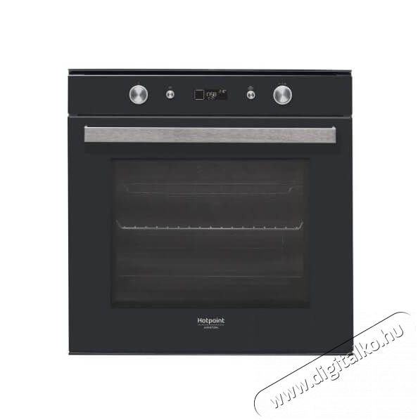 Hotpoint Ariston FI7 861 SH BL HA beépíthető sütő + TQG 641 HA(BK) EE főzőlap + MD 764 BL HA beépíthető mikrohullámú sütő + HHVS 8.7F LT K páraelszívó Konyhai termékek - Sütő-főzőlap, tűzhely (beépíthető) - Sütő-főzőlap szett (beépíthető) - 347713