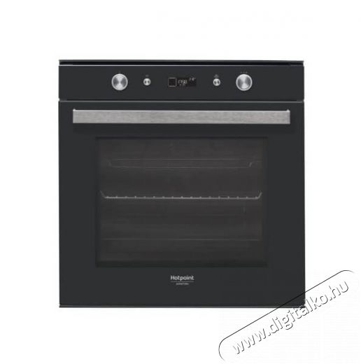 Hotpoint Ariston FI7 861 SH BL HA beépíthető sütő + TQG 641 HA(BK) EE főzőlap + MD 764 BL HA beépíthető mikrohullámú sütő + HHVS 8.7F LT K páraelszívó Konyhai termékek - Sütő-főzőlap, tűzhely (beépíthető) - Sütő-főzőlap szett (beépíthető) - 347713