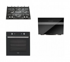 Hotpoint Ariston FI7 861 SH BL HA beépíthető sütő + TQG 641 HA(BK) EE főzőlap + HHVS 8.7F LT K elszívó Konyhai termékek - Sütő-főzőlap, tűzhely (beépíthető) - Sütő-főzőlap szett (beépíthető) - 347729
