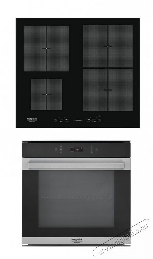 Hotpoint Ariston FI7 871 SC IX HA beépíthető sütő + KIS 641 F B főzőlap Konyhai termékek - Sütő-főzőlap, tűzhely (beépíthető) - Sütő-főzőlap szett (beépíthető) - 347737