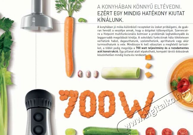 Hotpoint Ariston HB 0705 AR0 Kézi botmixer Konyhai termékek - Konyhai kisgép (előkészítés / feldolgozás) - Botmixer - 281883