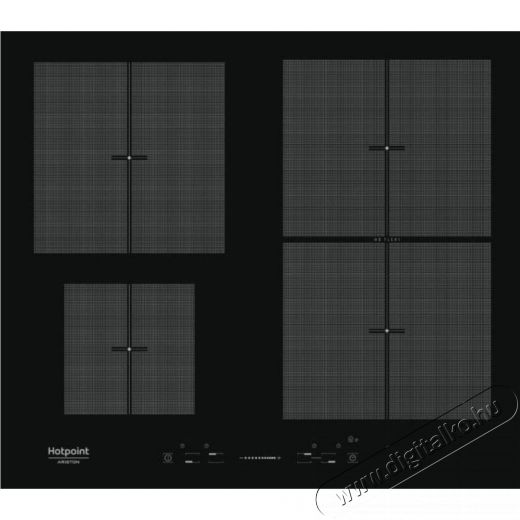 Hotpoint Ariston KIS 641 F B beépíthető indukciós főzőlap Konyhai termékek - Sütő-főzőlap, tűzhely (beépíthető) - Indukciós főzőlap (beépíthető) - 361513